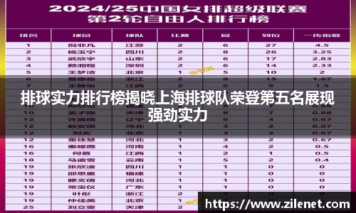 排球实力排行榜揭晓上海排球队荣登第五名展现强劲实力
